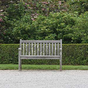 Garden Furniture by driveway